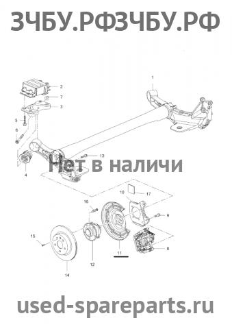 Chevrolet Cruze 1 Пыльник тормозного диска