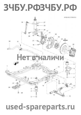 Chevrolet Cruze 1 Диск тормозной передний
