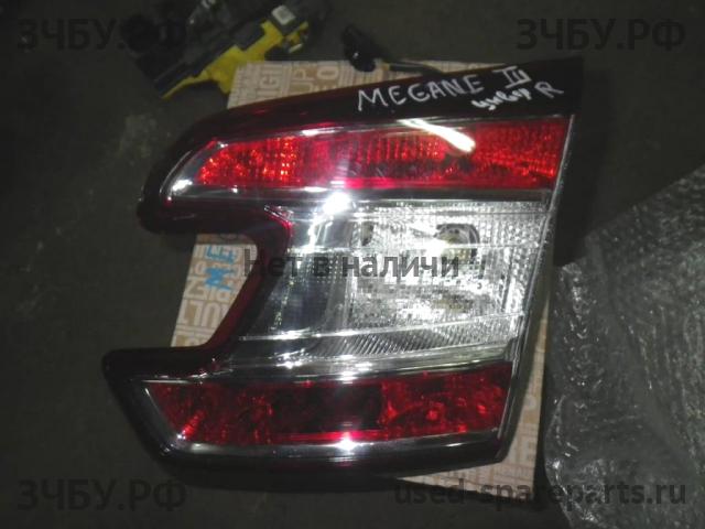 Renault Megane 3 Фонарь задний в бампер правый