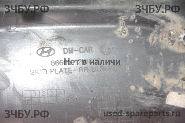 Hyundai Santa Fe 3 Накладка заднего бампера