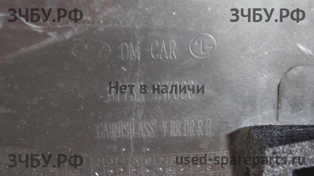 Hyundai Santa Fe 3 Молдинг двери задней правой