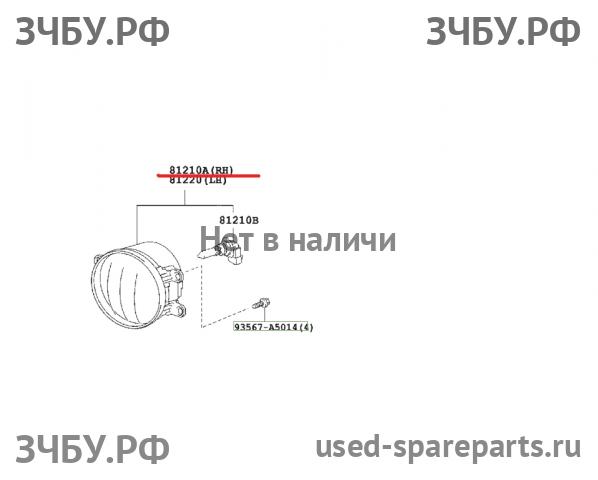 Toyota Corolla (E14 - E15) ПТФ правая