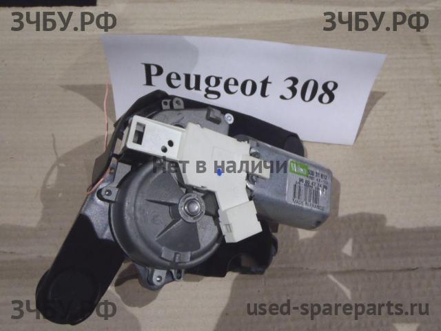 Peugeot 308 Моторчик стеклоочистителя задний