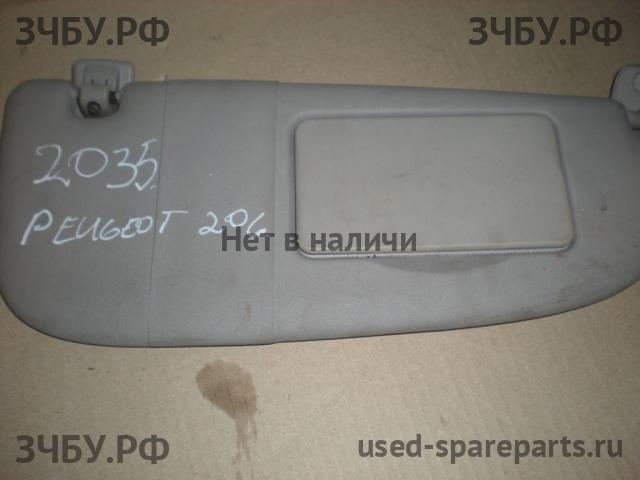Peugeot 206 Козырек солнцезащитный
