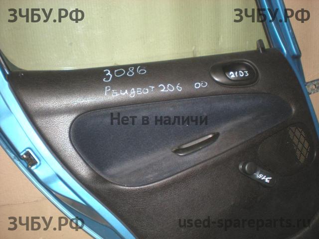 Peugeot 206 Обшивка двери задней левой