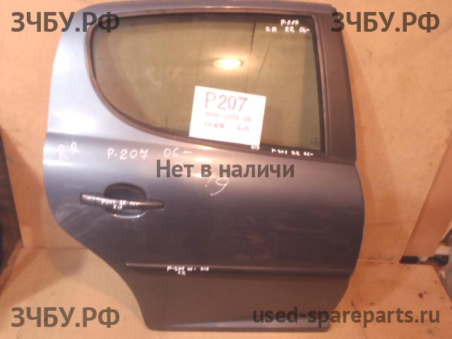 Peugeot 207 Дверь задняя правая