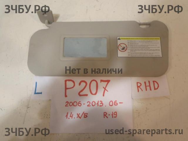 Peugeot 207 Козырек солнцезащитный