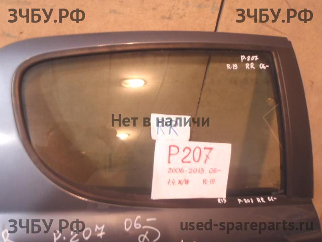 Peugeot 207 Стекло двери задней правой