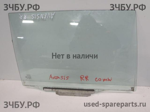 Toyota Avensis 2 Стекло двери задней правой