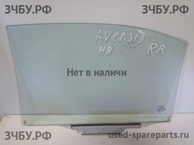 Toyota Avensis 2 Стекло двери задней правой