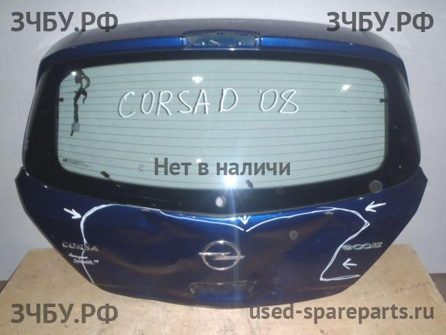Opel Corsa D Дверь багажника со стеклом