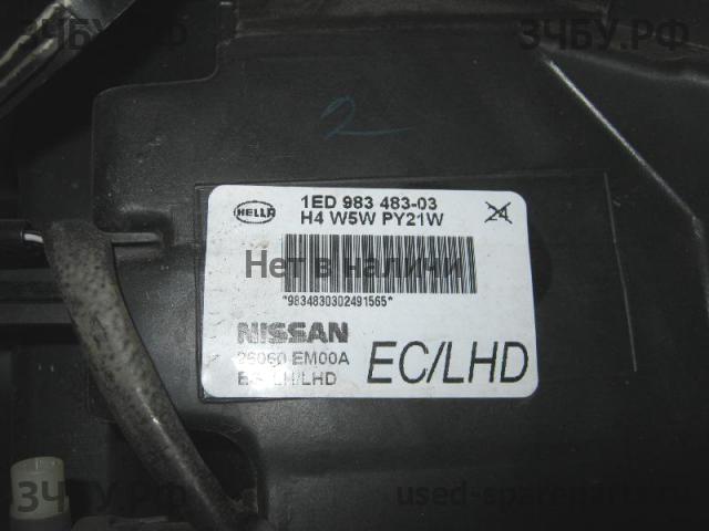 Nissan Tiida 1 Фара левая