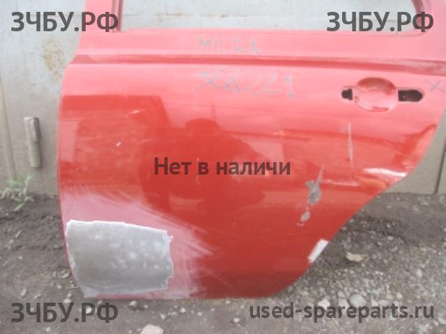 Nissan Micra K12 Дверь задняя левая