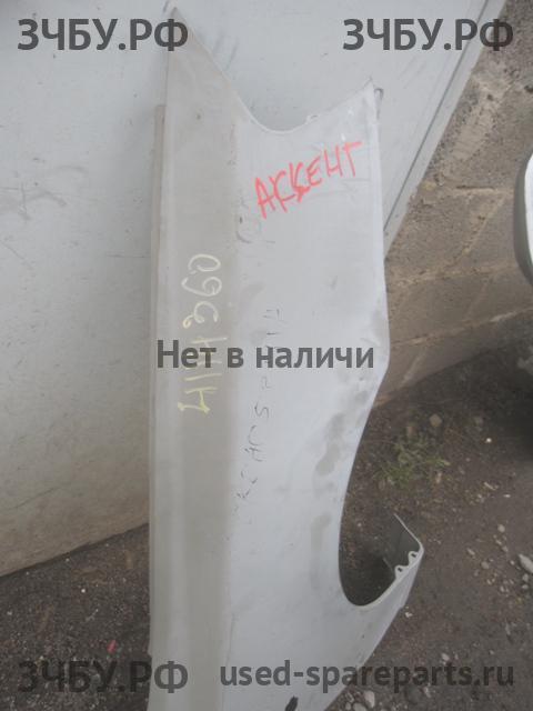 Hyundai Accent 2 Крыло переднее правое