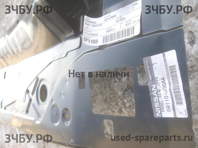 Nissan Qashqai (J10) Панель задняя