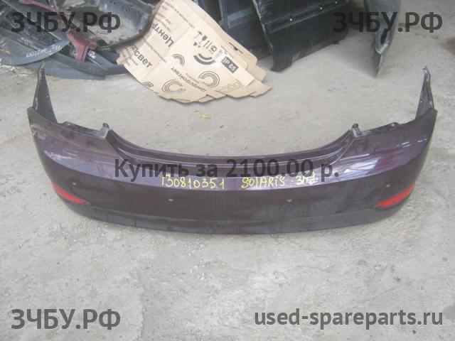 Hyundai Solaris 1 Бампер задний
