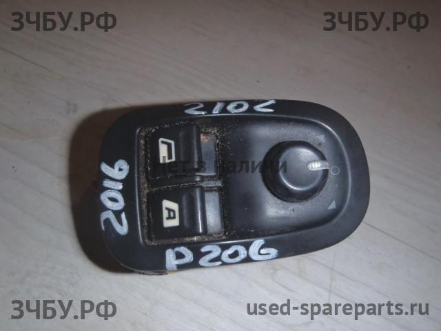 Peugeot 206 Кнопка стеклоподъемника передняя левая (блок)