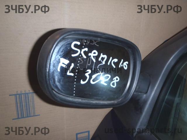 Renault Scenic 1 [JA] Зеркало левое механическое
