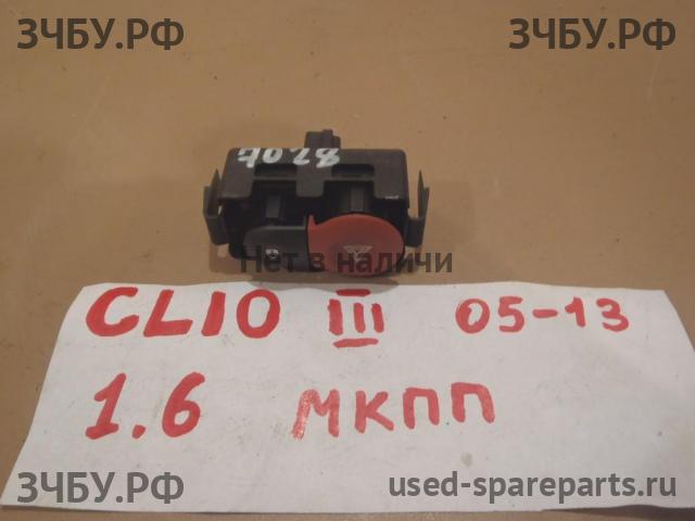 Renault Clio 3 Кнопка аварийной сигнализации