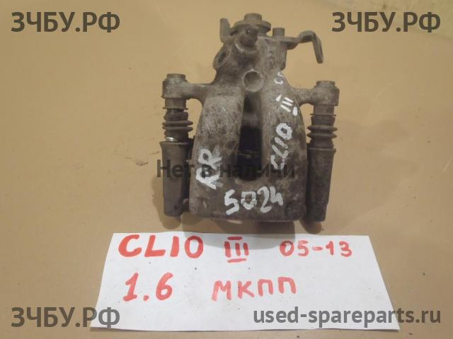 Renault Clio 3 Суппорт задний правый (в сборе со скобой)