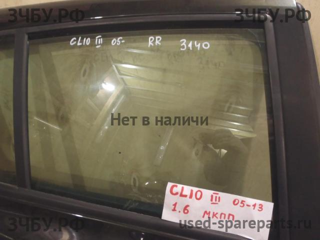 Renault Clio 3 Стекло двери задней правой
