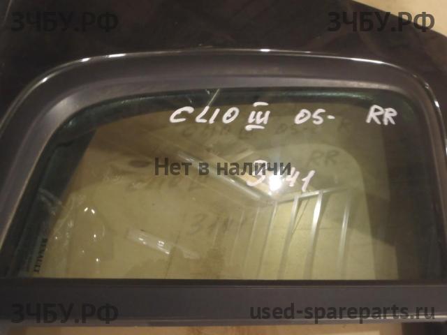 Renault Clio 3 Стекло двери задней правой