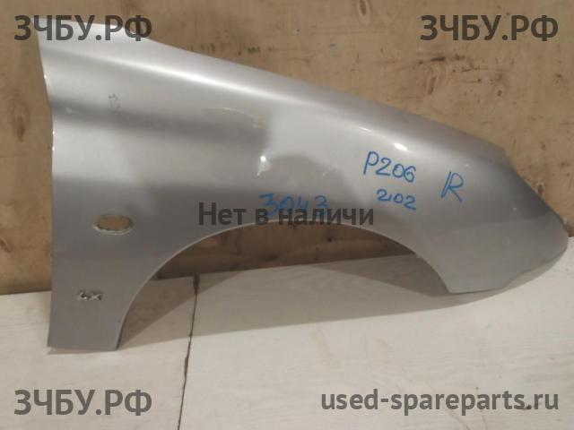 Peugeot 206 Крыло переднее правое