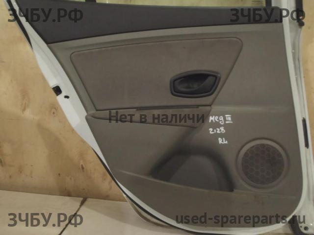 Renault Megane 3 Обшивка двери задней левой