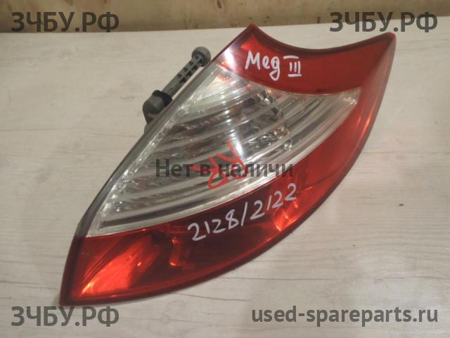 Renault Megane 3 Фонарь правый