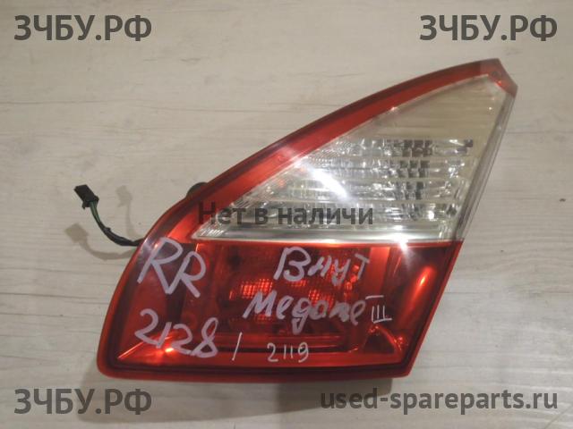 Renault Megane 3 Фонарь правый