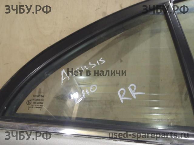 Toyota Avensis 2 Стекло двери задней правой