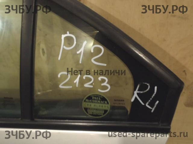 Nissan Primera P12 Стекло двери задней левой
