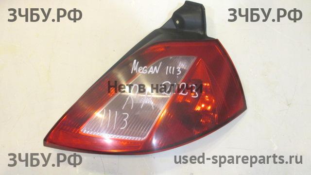 Renault Megane 2 Фонарь правый