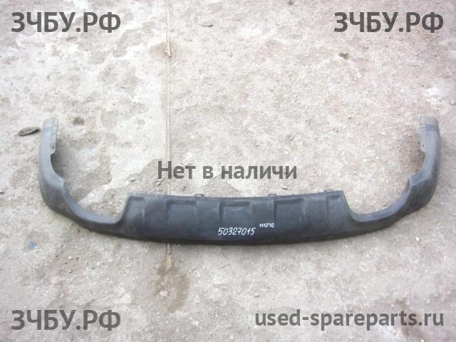 Hyundai Santa Fe 2 (CM) Юбка заднего бампера
