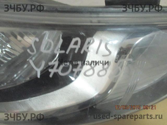 Hyundai Solaris 1 Фара правая