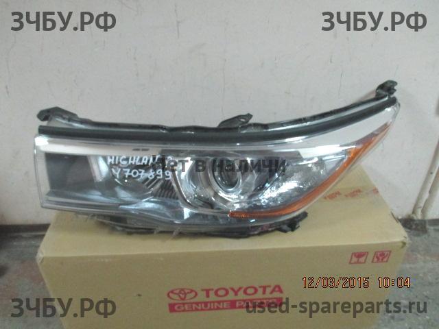 Toyota Highlander 3 Фара левая