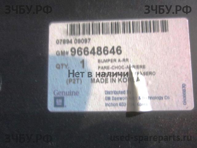 Chevrolet Aveo 2 (T250) Бампер задний