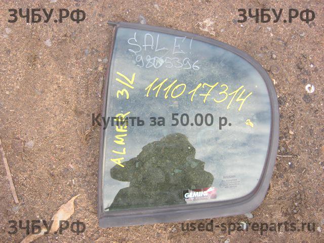 Nissan Almera 16 Стекло двери задней левой (форточка)