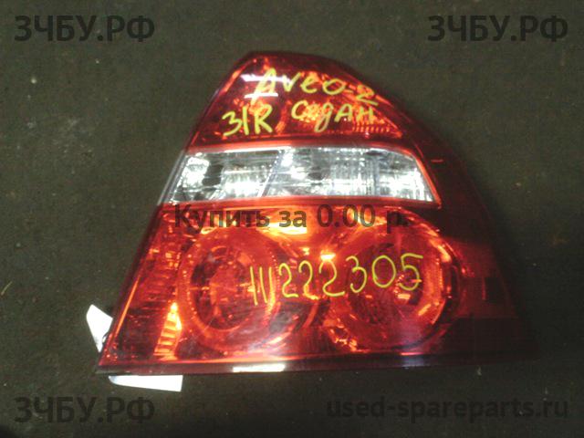 Chevrolet Aveo 2 (T250) Фонарь правый