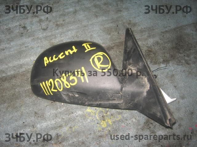 Hyundai Accent 2 Зеркало правое механическое